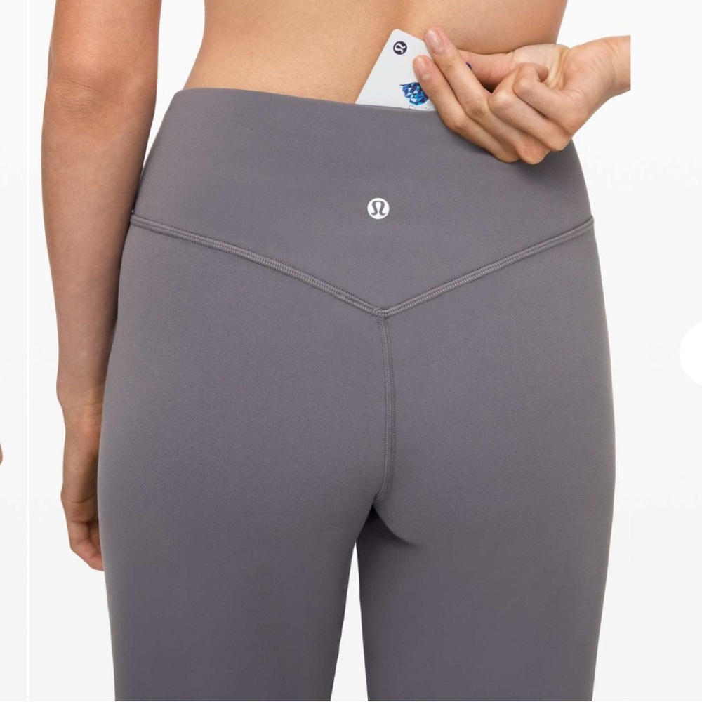 lululemon Align Jogger Crop Nulu Titanium Sz 4